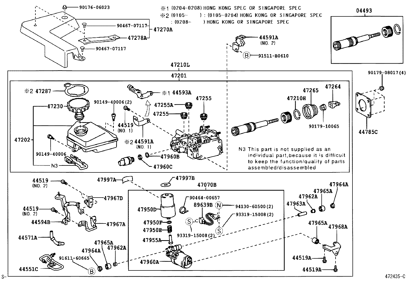 Exploded illustration 472435C