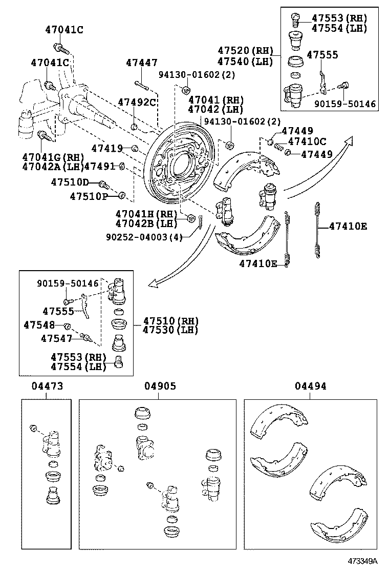 Exploded illustration 473349A