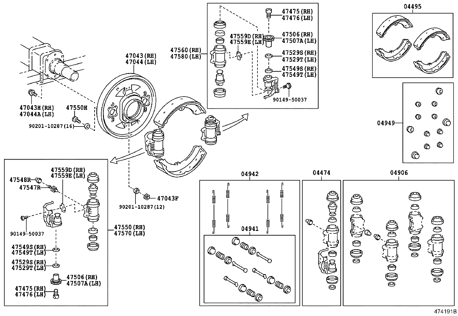 Exploded illustration 474191B