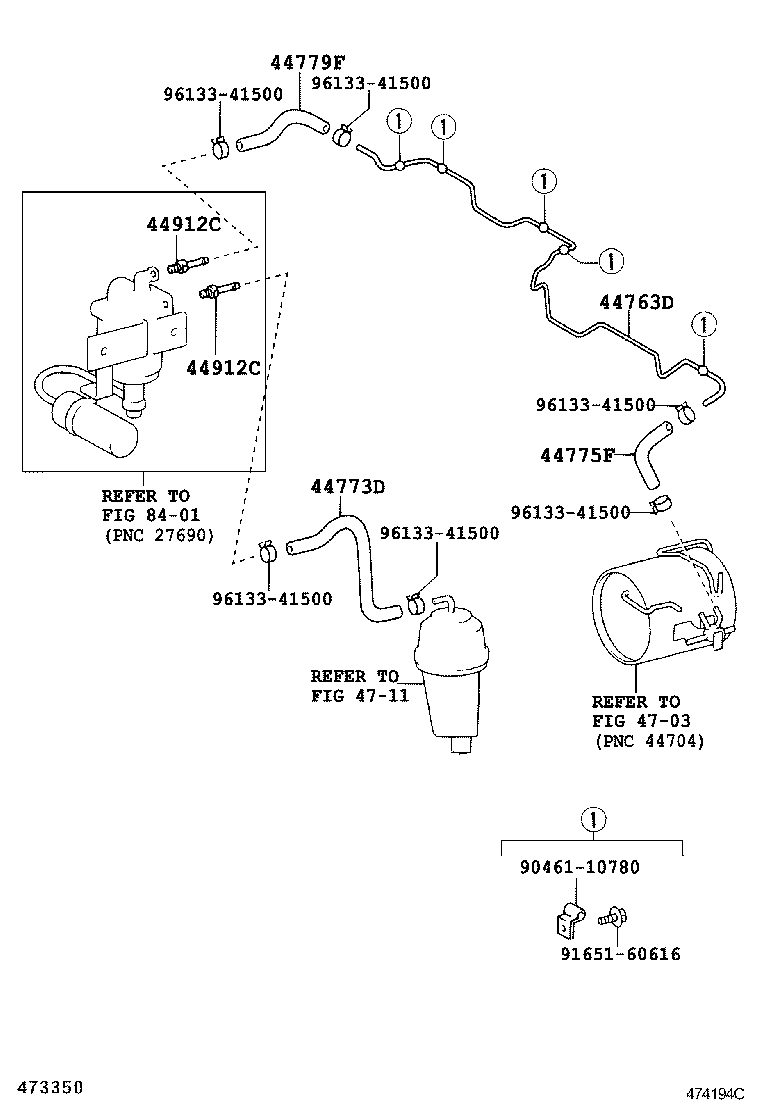 Exploded illustration 474194C