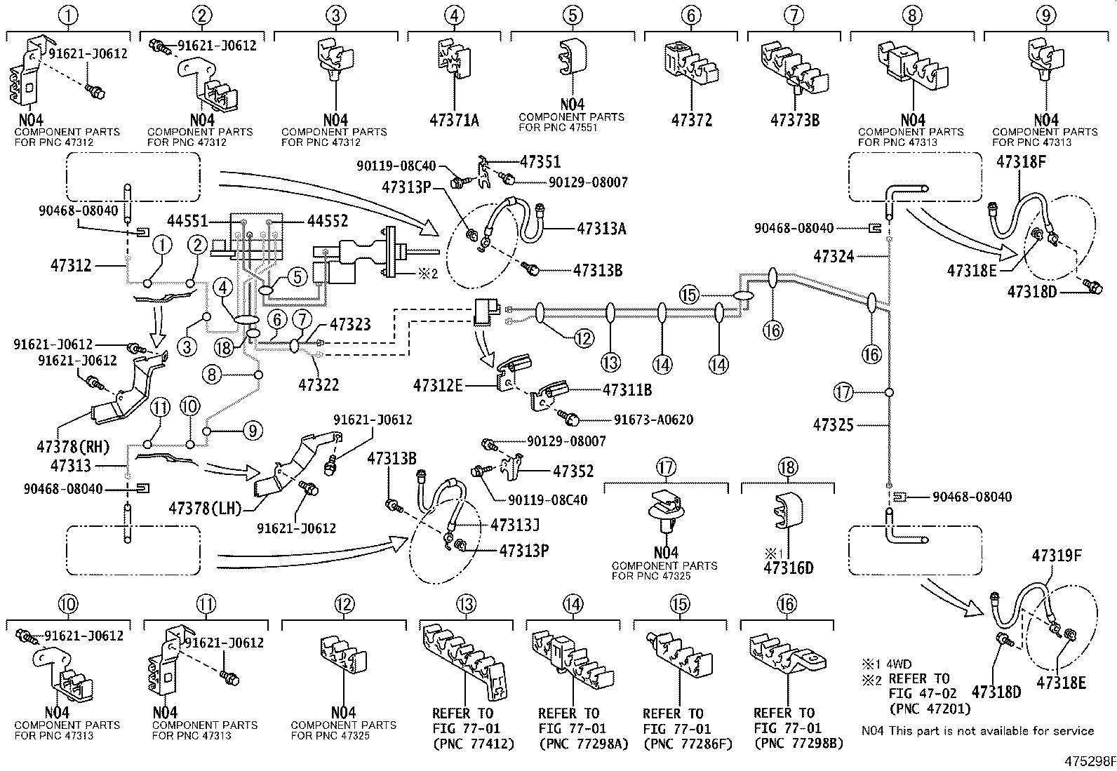 Exploded illustration 475298F