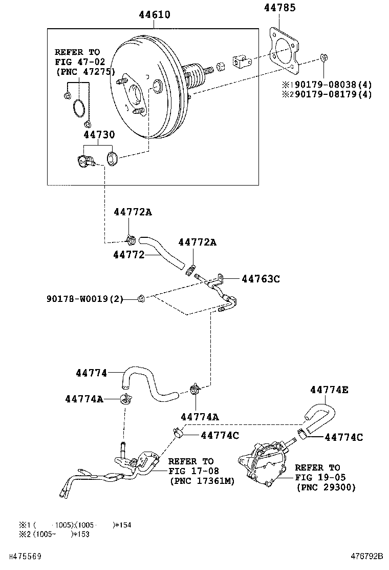Exploded illustration 476792B