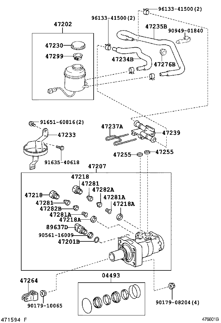 Exploded illustration 476801B