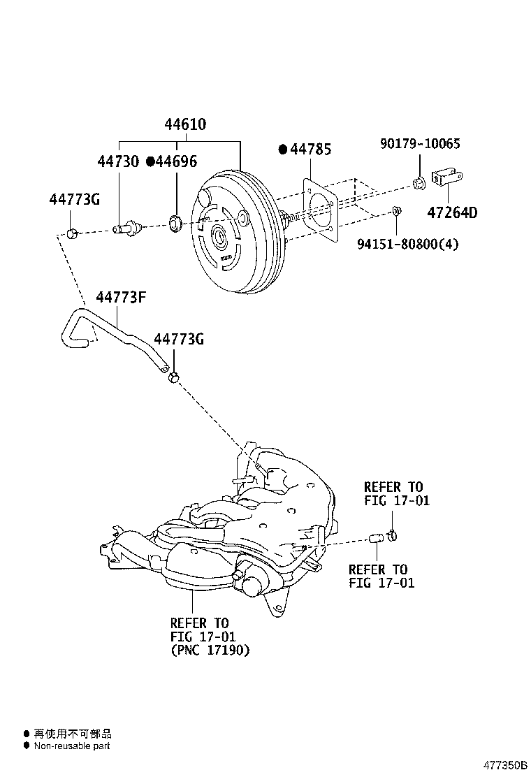 Exploded illustration 477350B