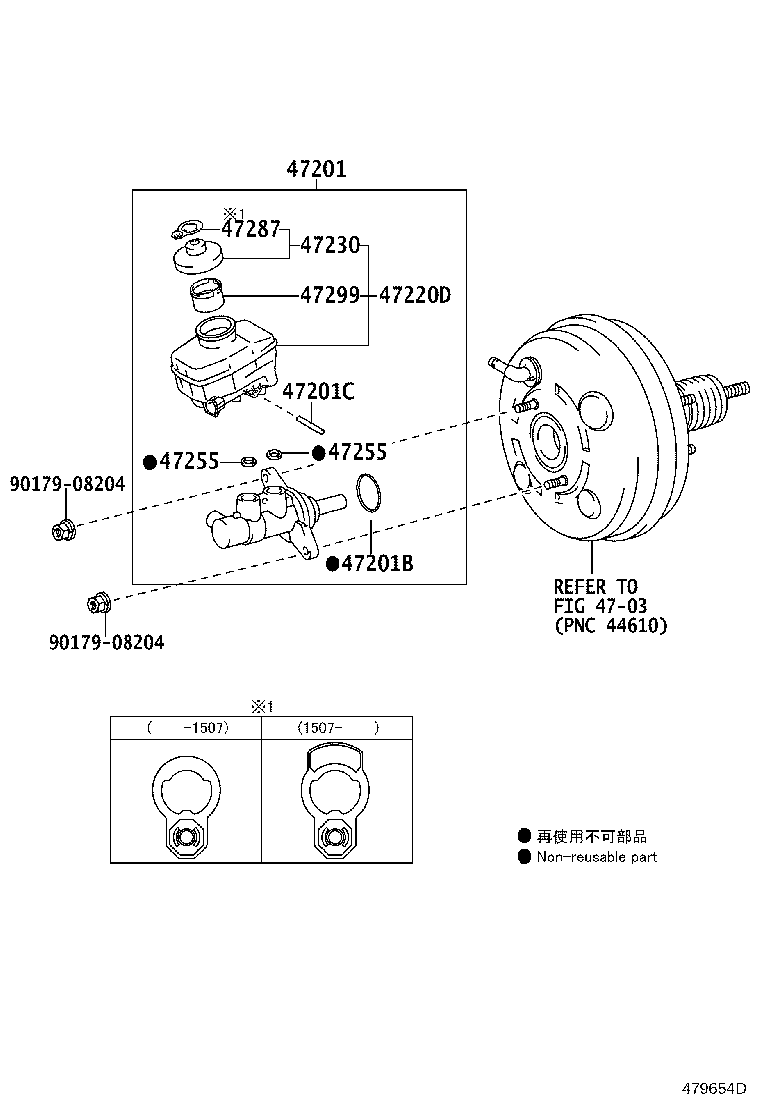 Exploded illustration 479654D