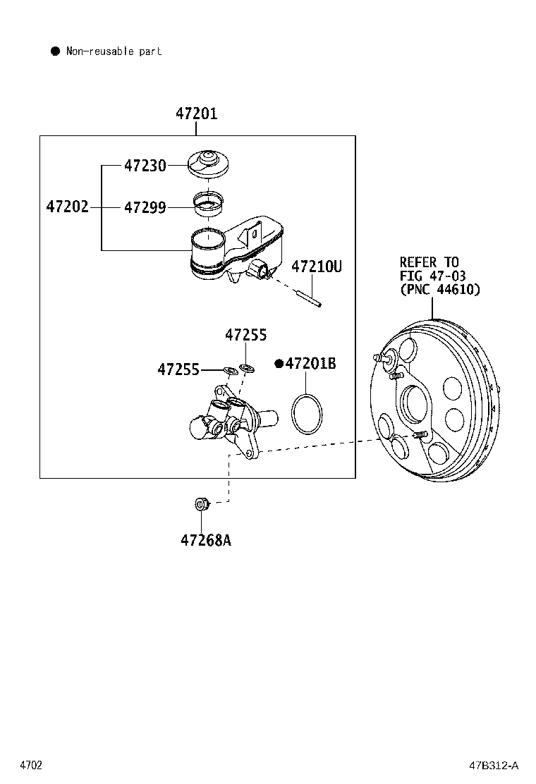 Exploded illustration 47B312A