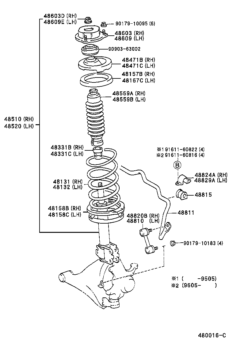 Exploded illustration 480016C
