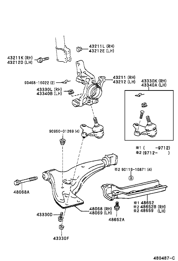 Exploded illustration 480487C