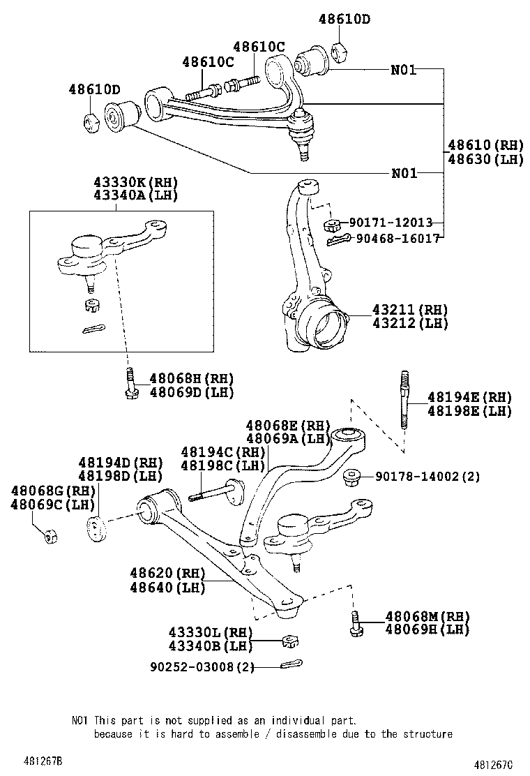 Exploded illustration 481267C