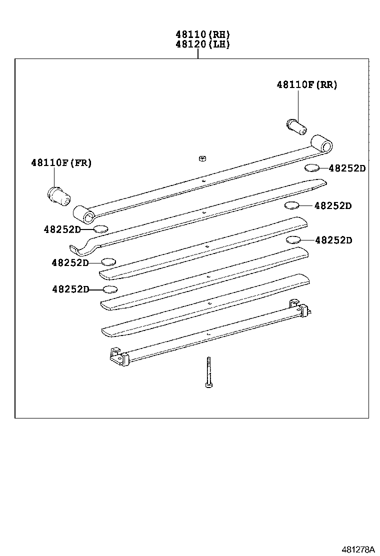 Exploded illustration 481278A