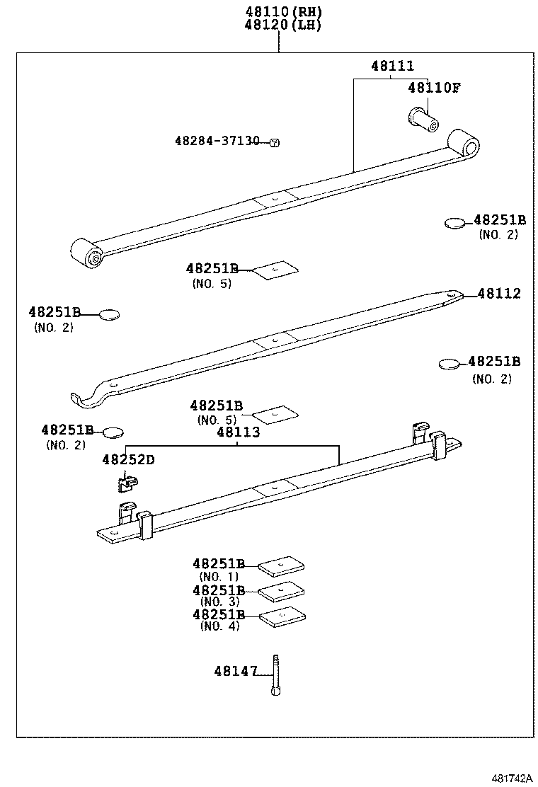 Exploded illustration 481742A