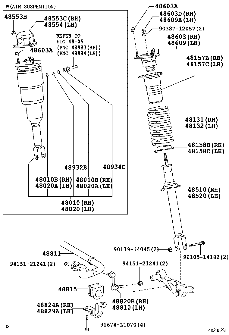 Exploded illustration 482362B