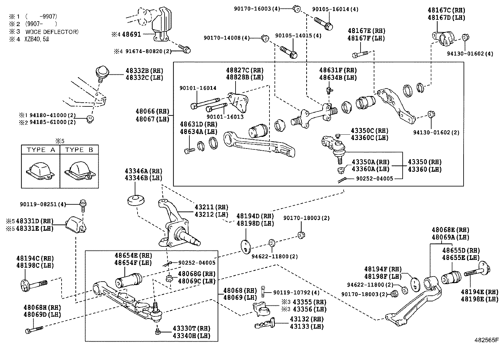 Exploded illustration 482565F