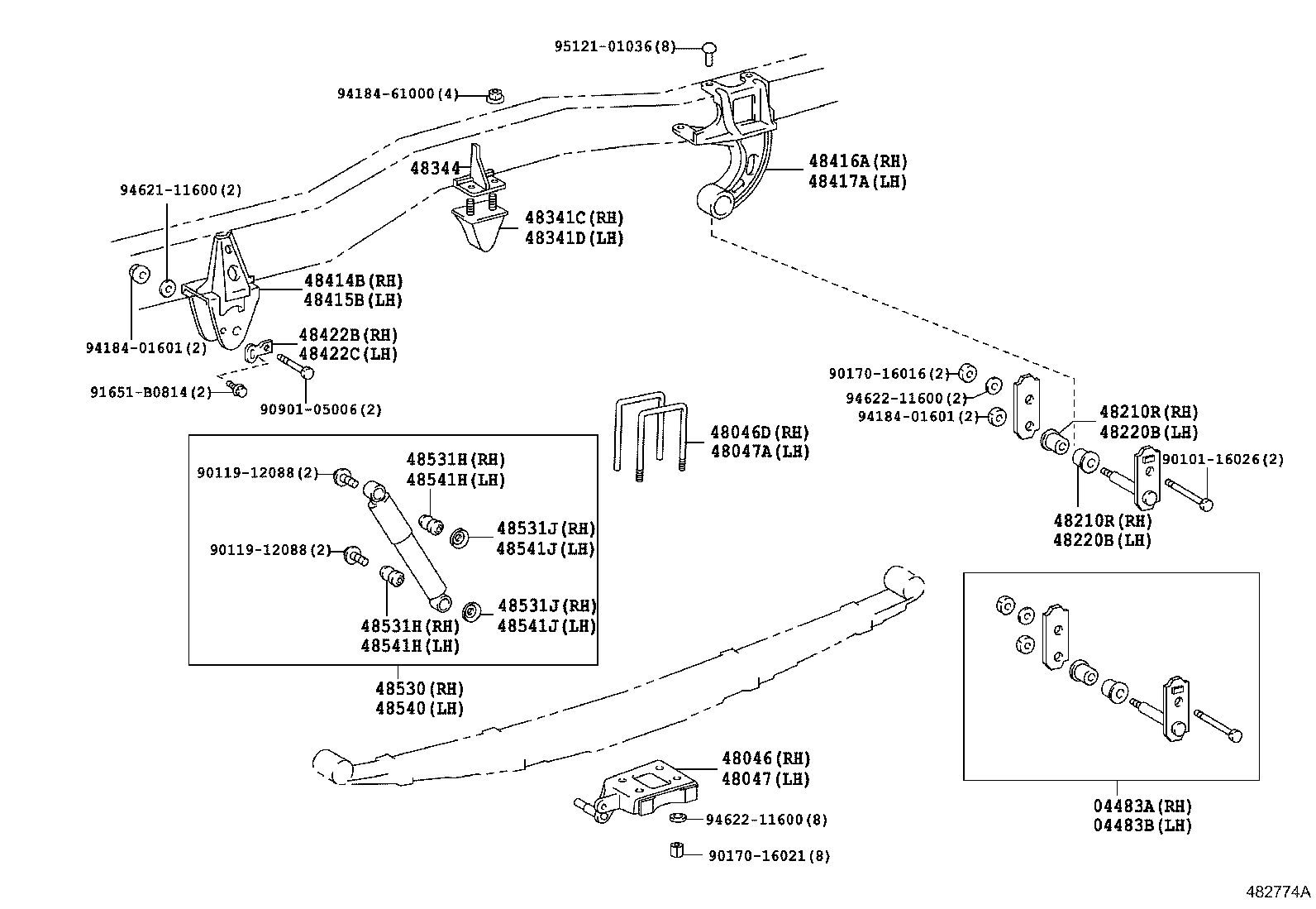 Exploded illustration 482774A
