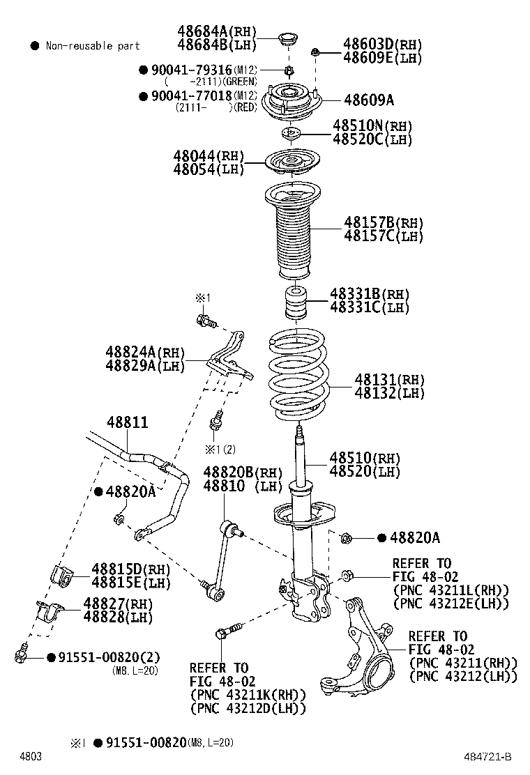 Exploded illustration 484721B