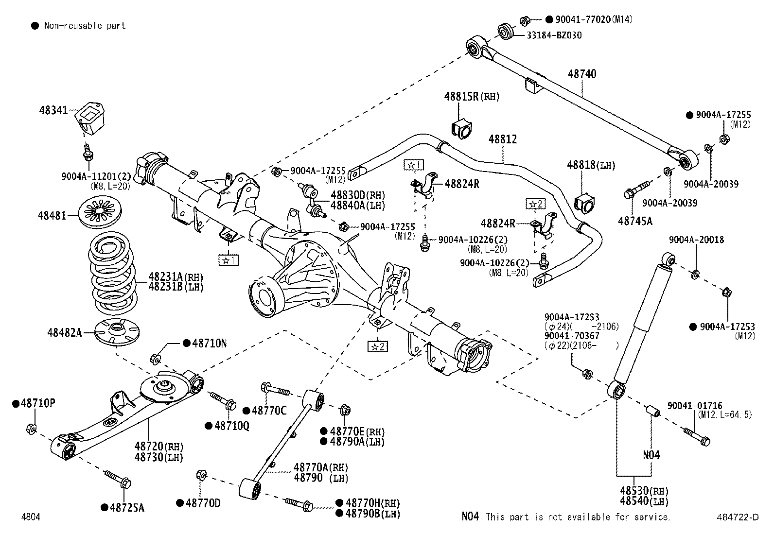 Exploded illustration 484722D