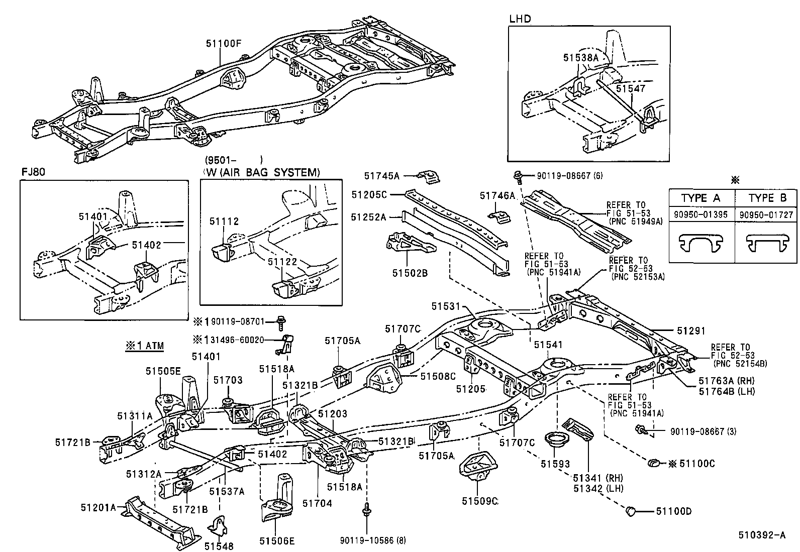 Exploded illustration 510392A