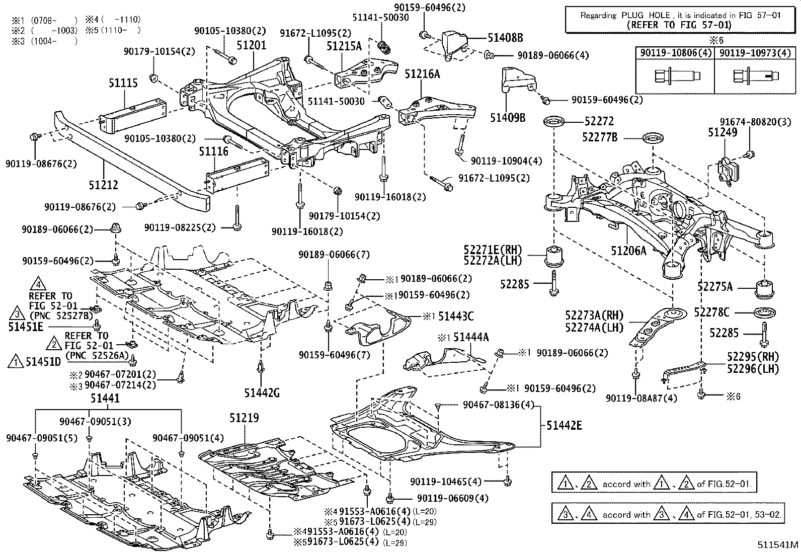Exploded illustration 511541M