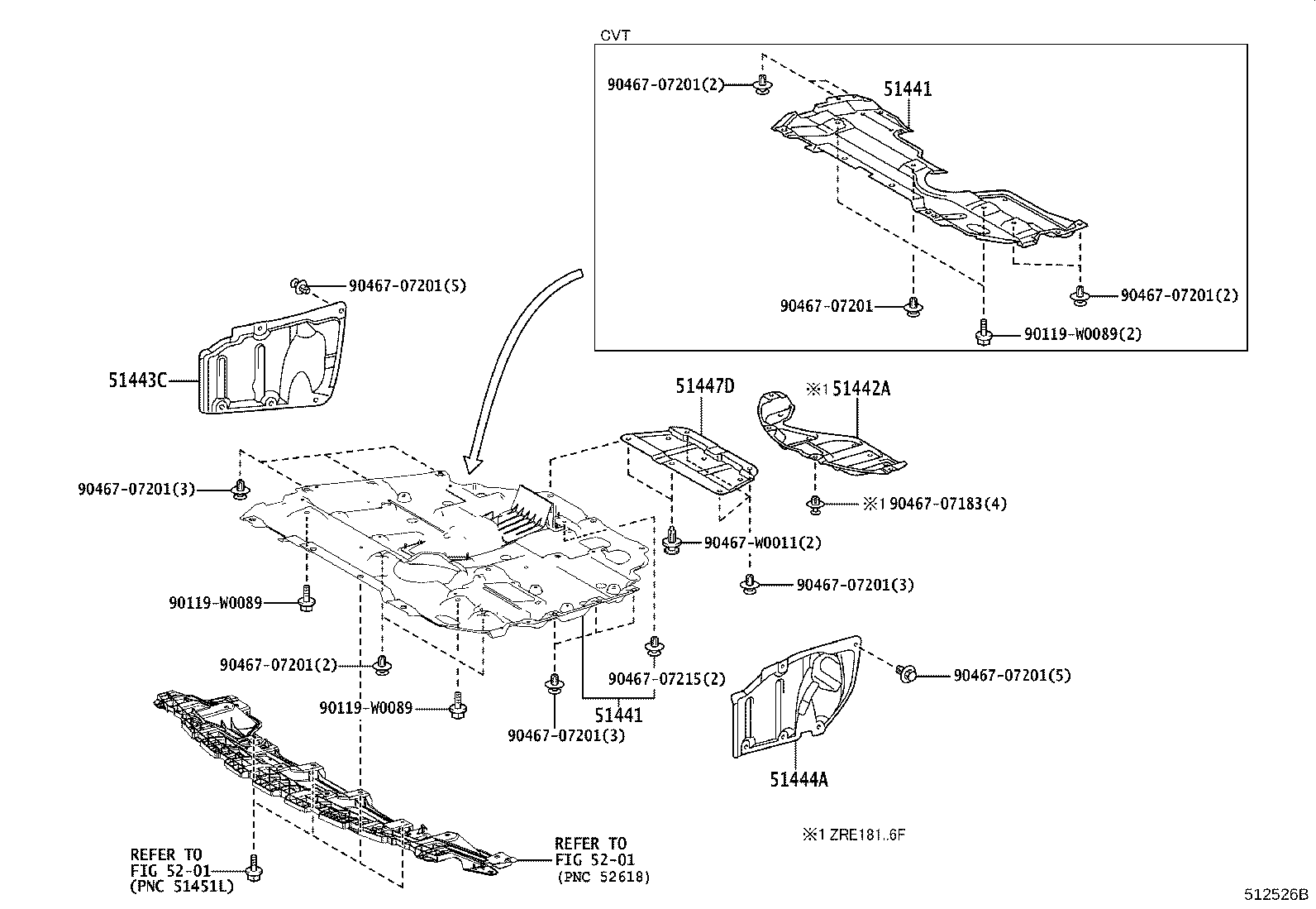 Exploded illustration 512526B