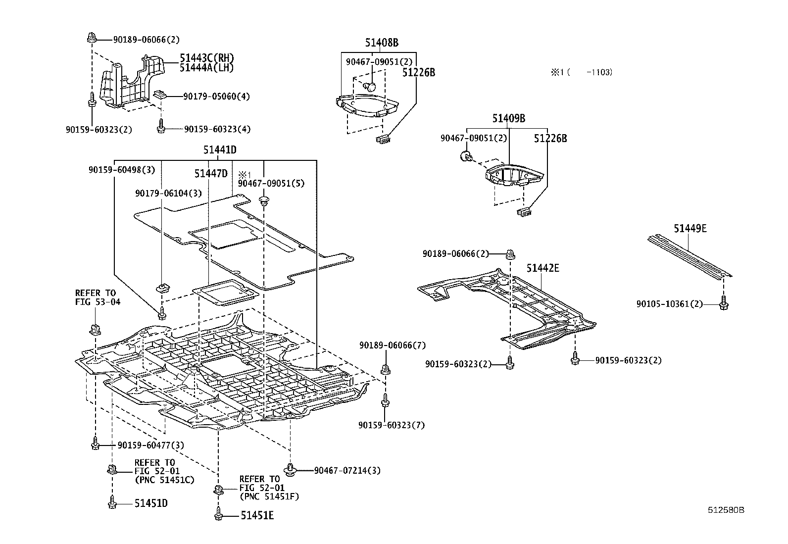 Exploded illustration 512580B