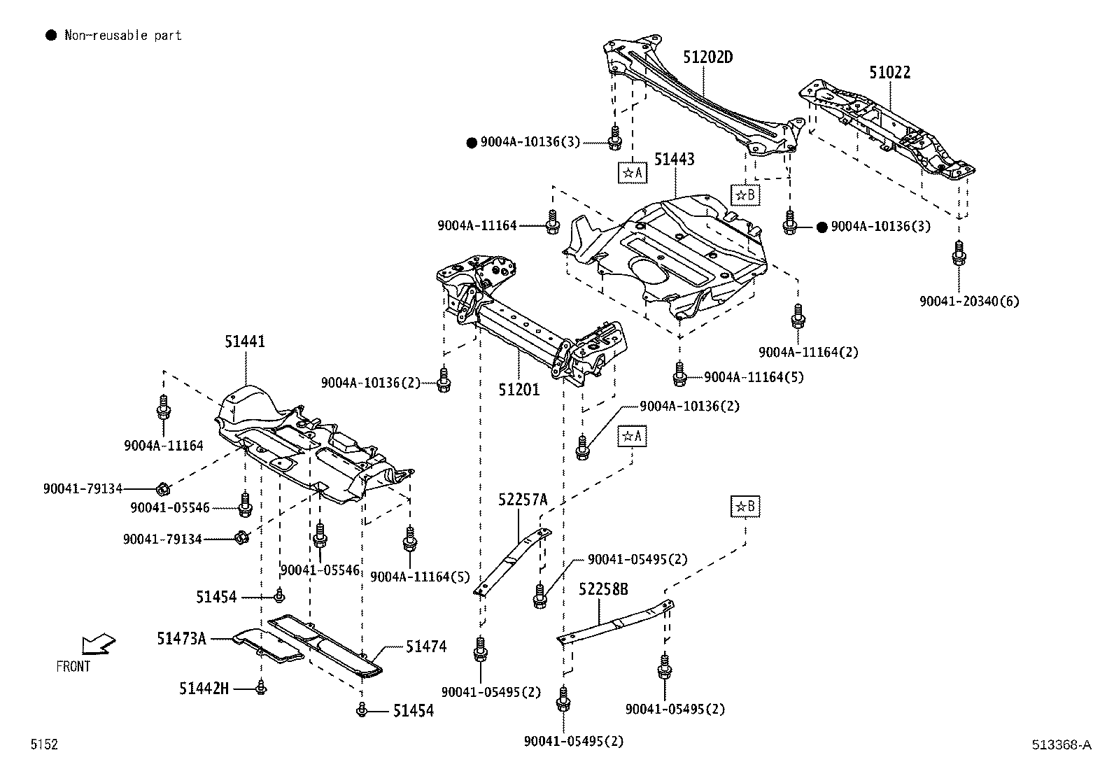 Exploded illustration 513368A