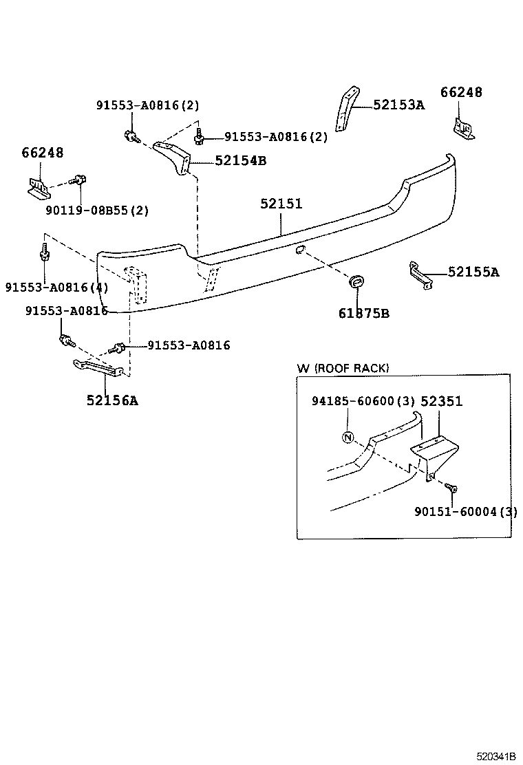 Exploded illustration 520341B