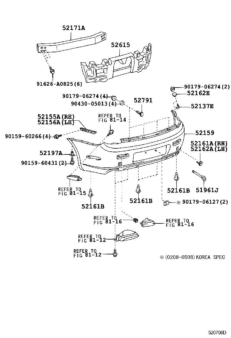 Exploded illustration 520706D