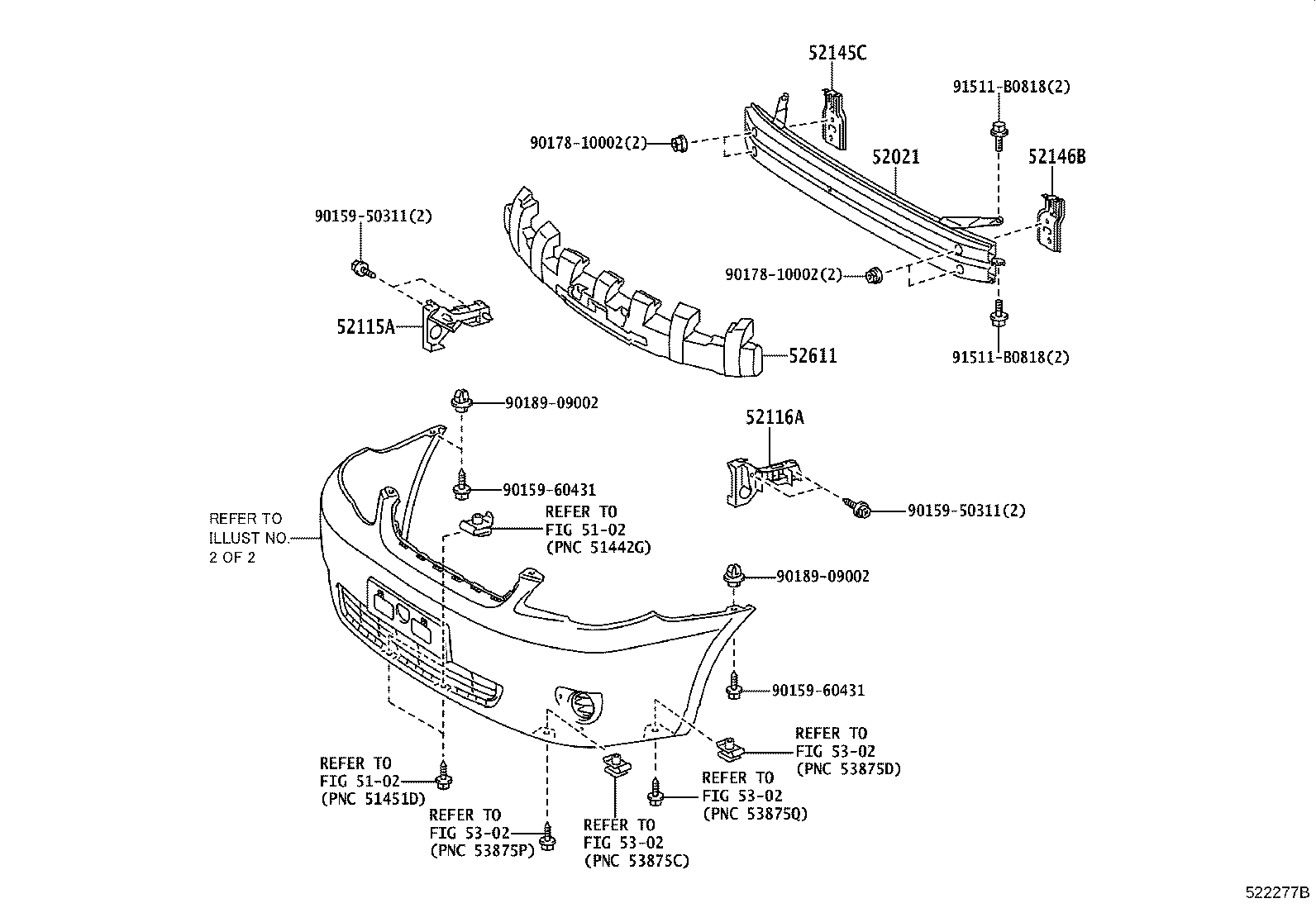 Exploded illustration 522277B