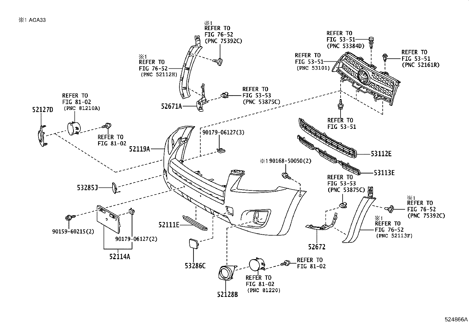 Exploded illustration 524866A