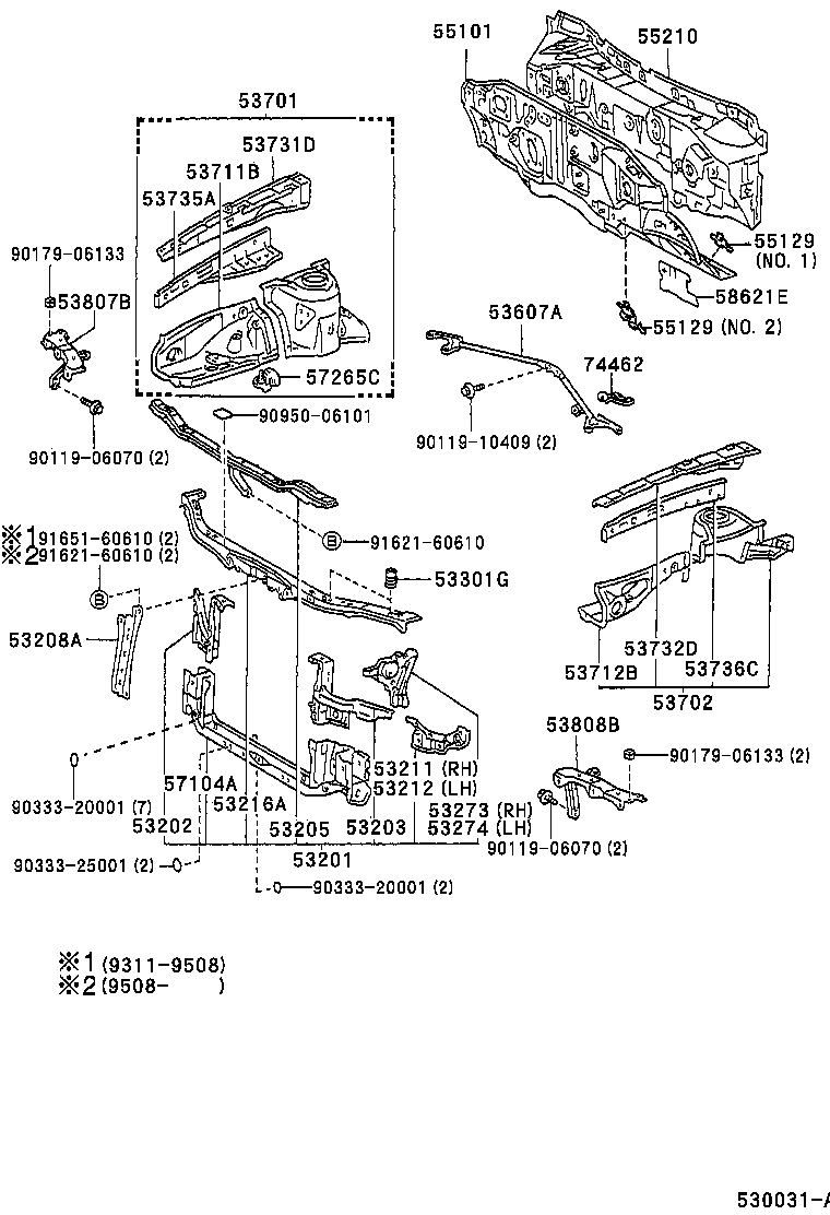 Exploded illustration 530031A