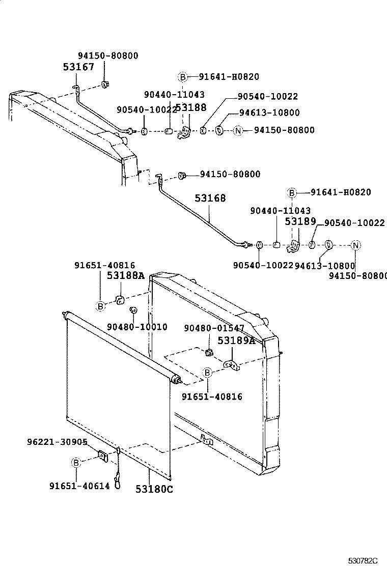 Exploded illustration 530782C