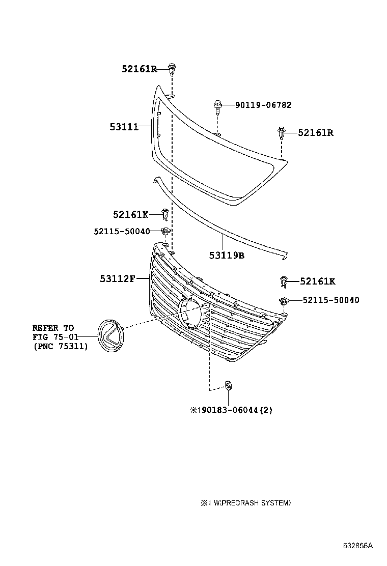 Exploded illustration 532856A