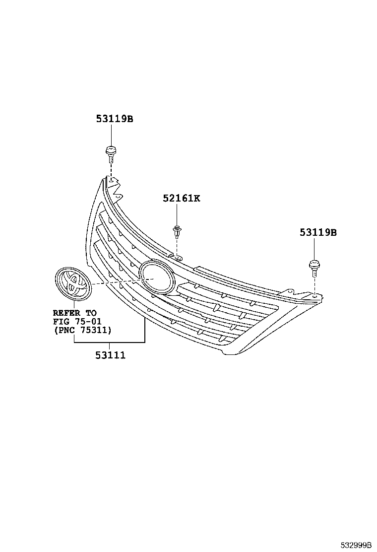 Exploded illustration 532999B