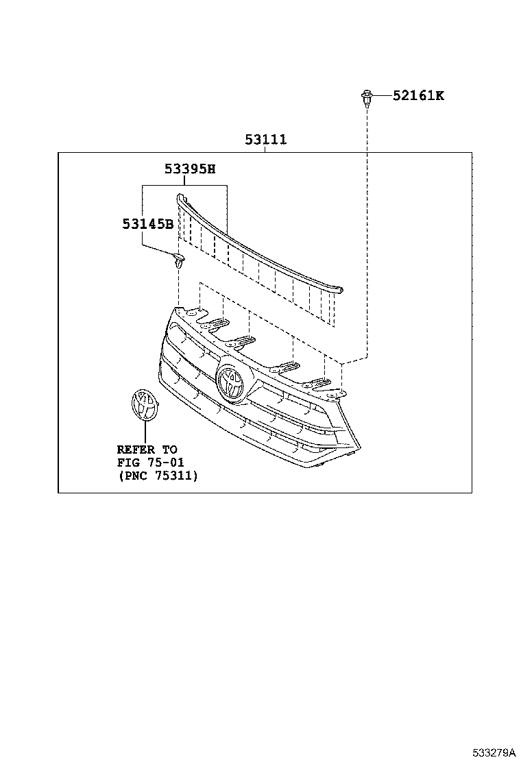 Exploded illustration 533279A