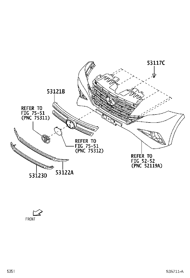 Exploded illustration 535711A