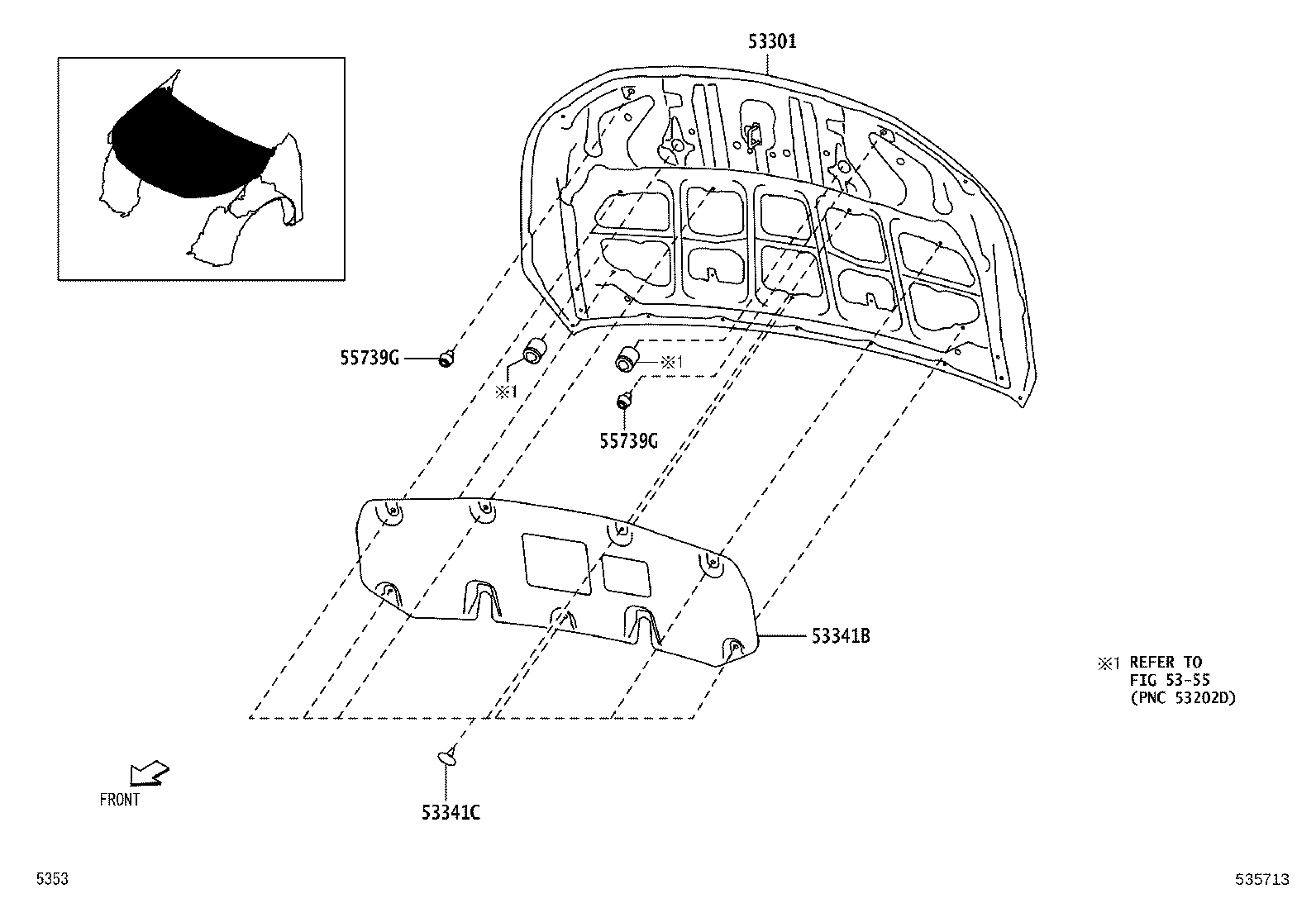 Exploded illustration 535713