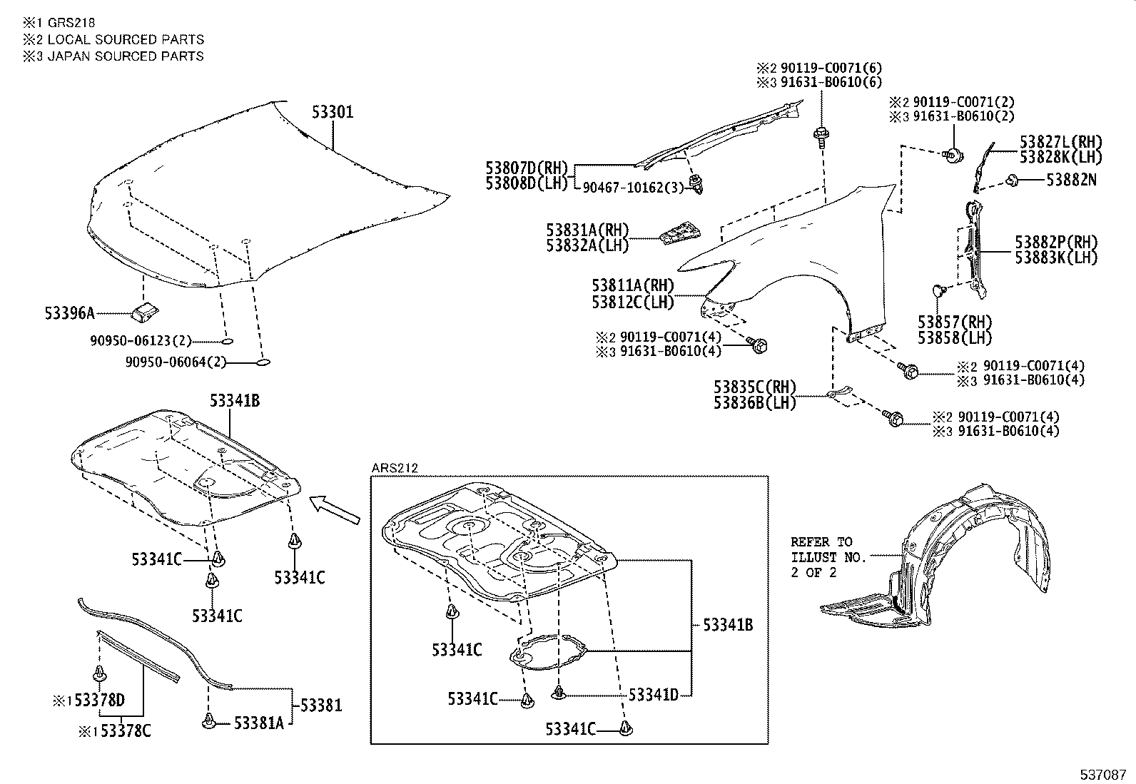 Exploded illustration 537087