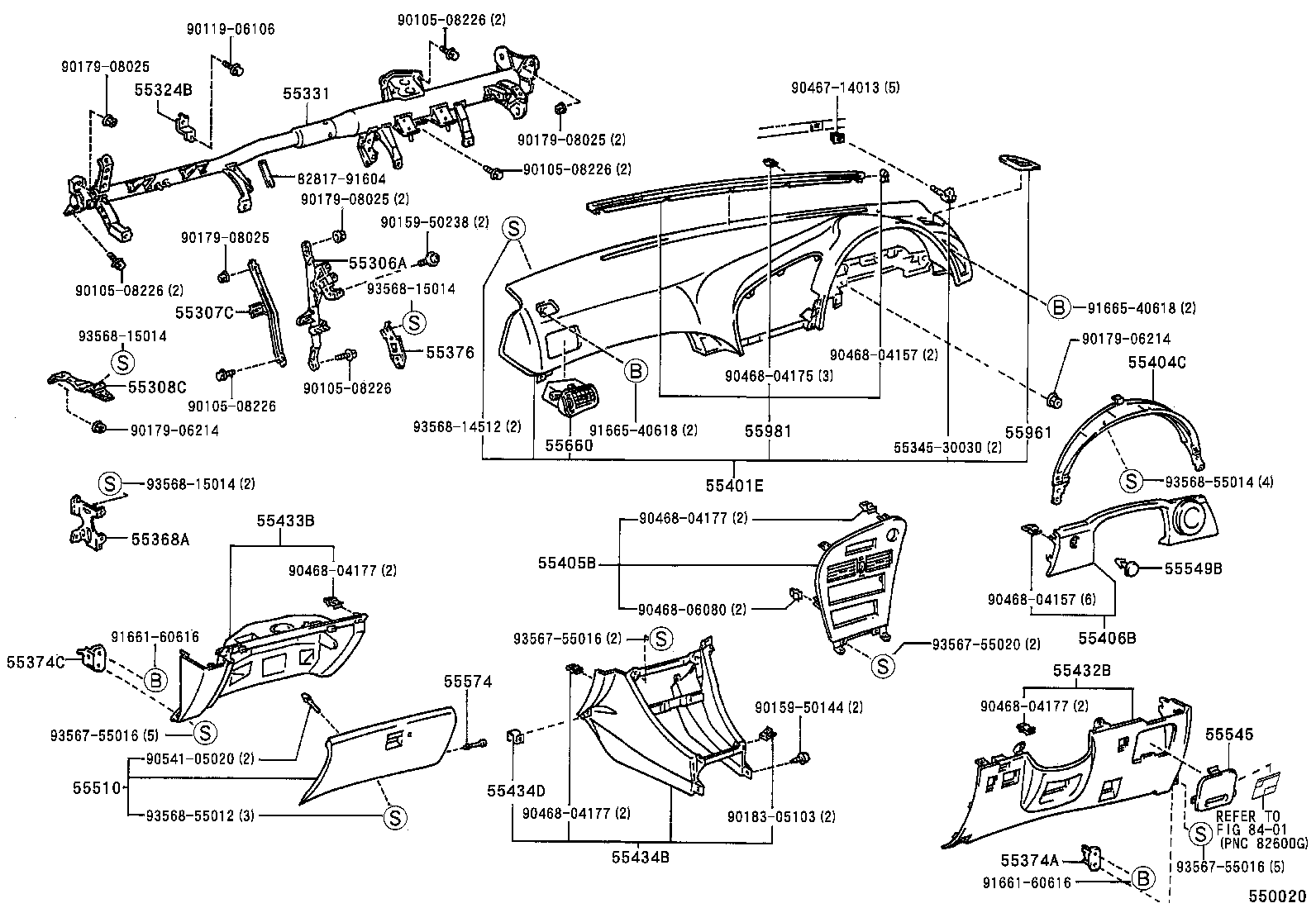 Exploded illustration 550020