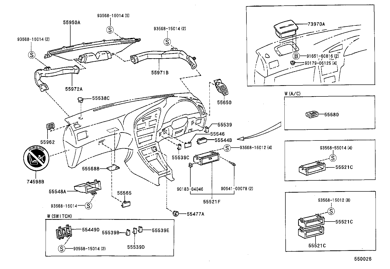 Exploded illustration 550026