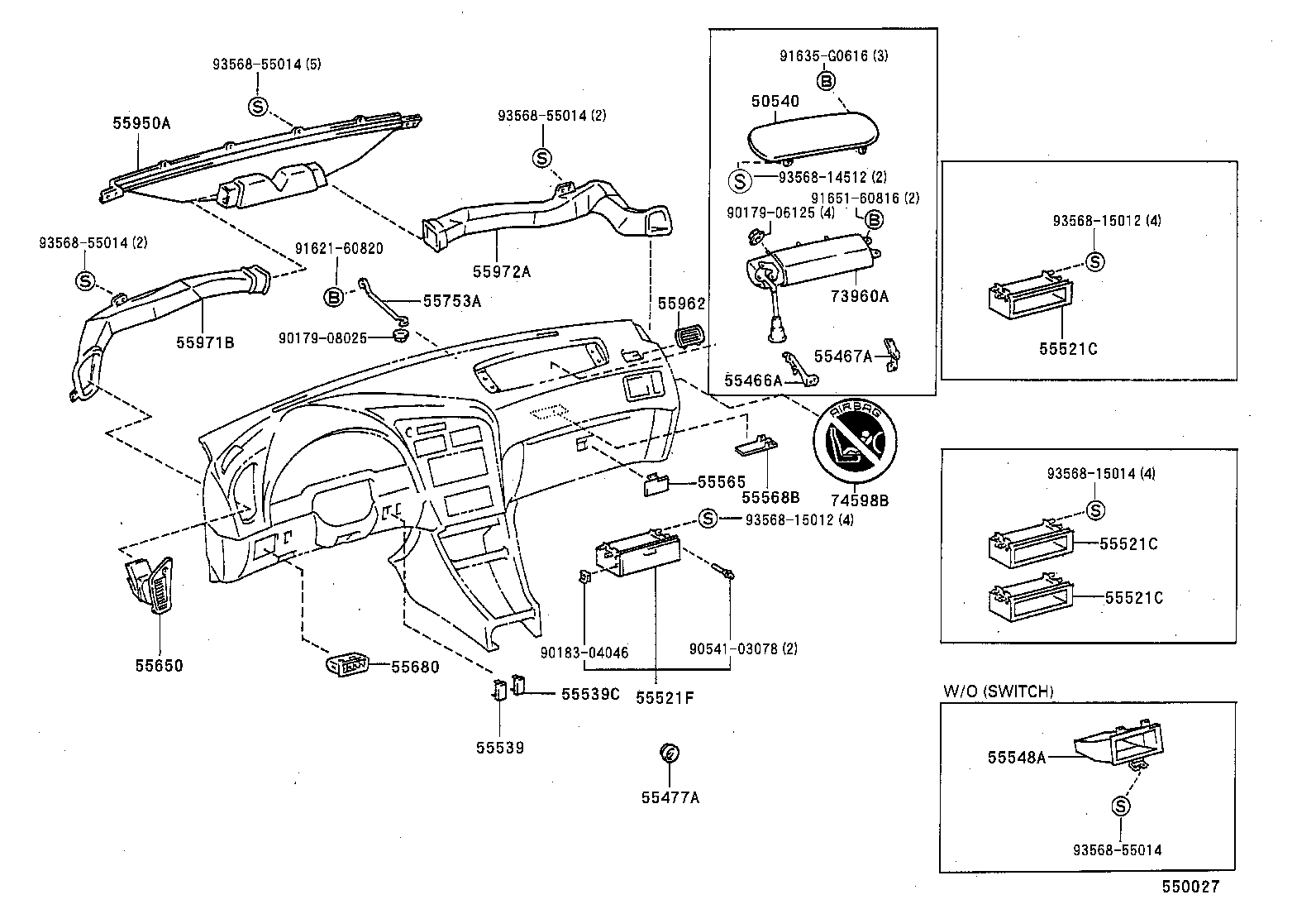 Exploded illustration 550027
