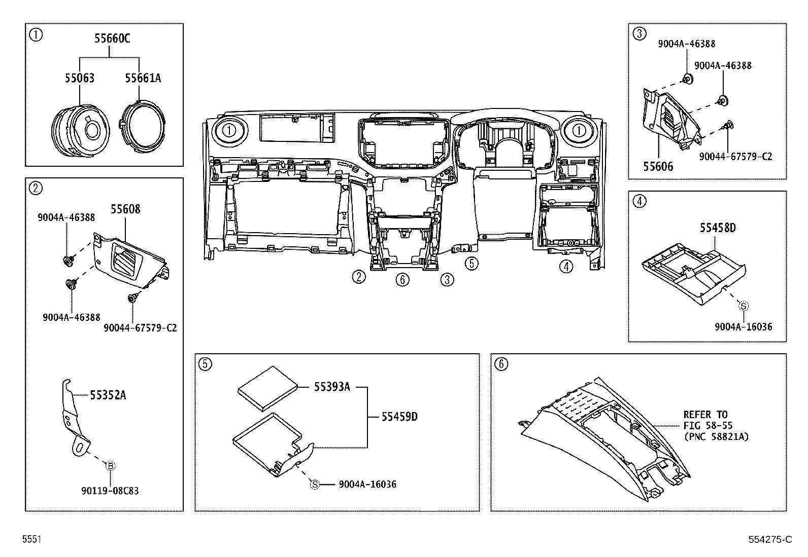 Exploded illustration 554275C