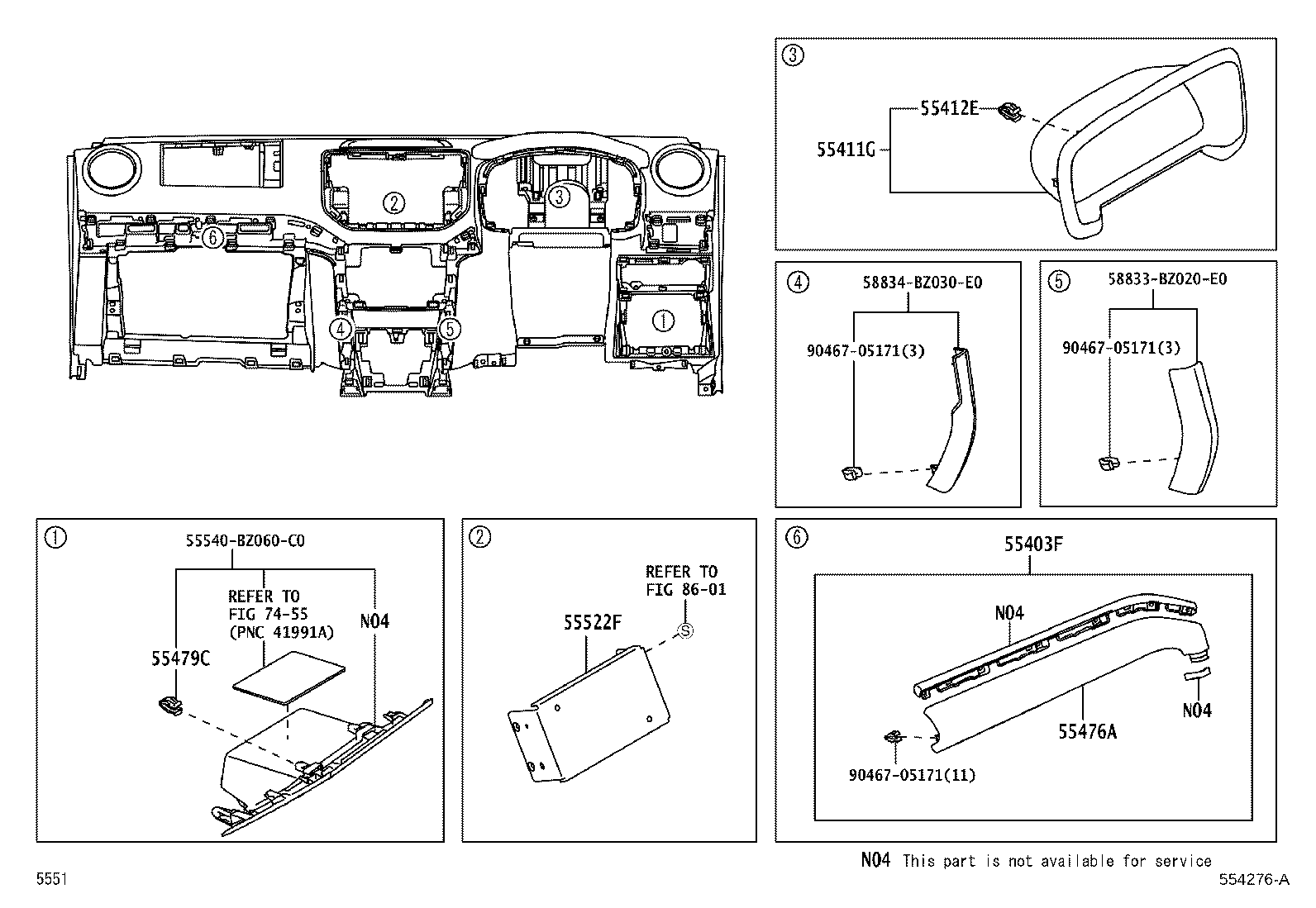 Exploded illustration 554276A
