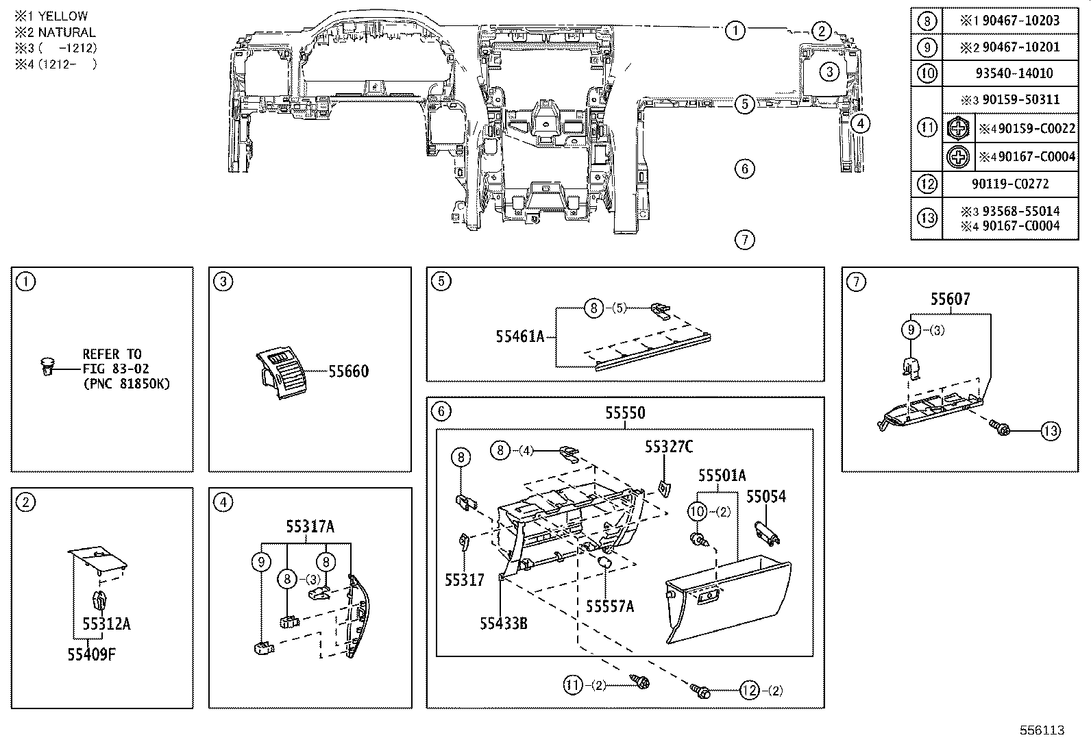 Exploded illustration 556113
