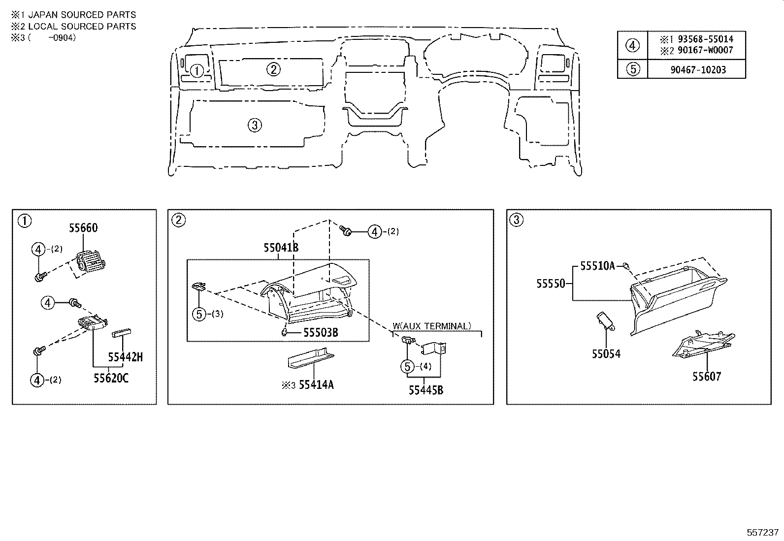 Exploded illustration 557237