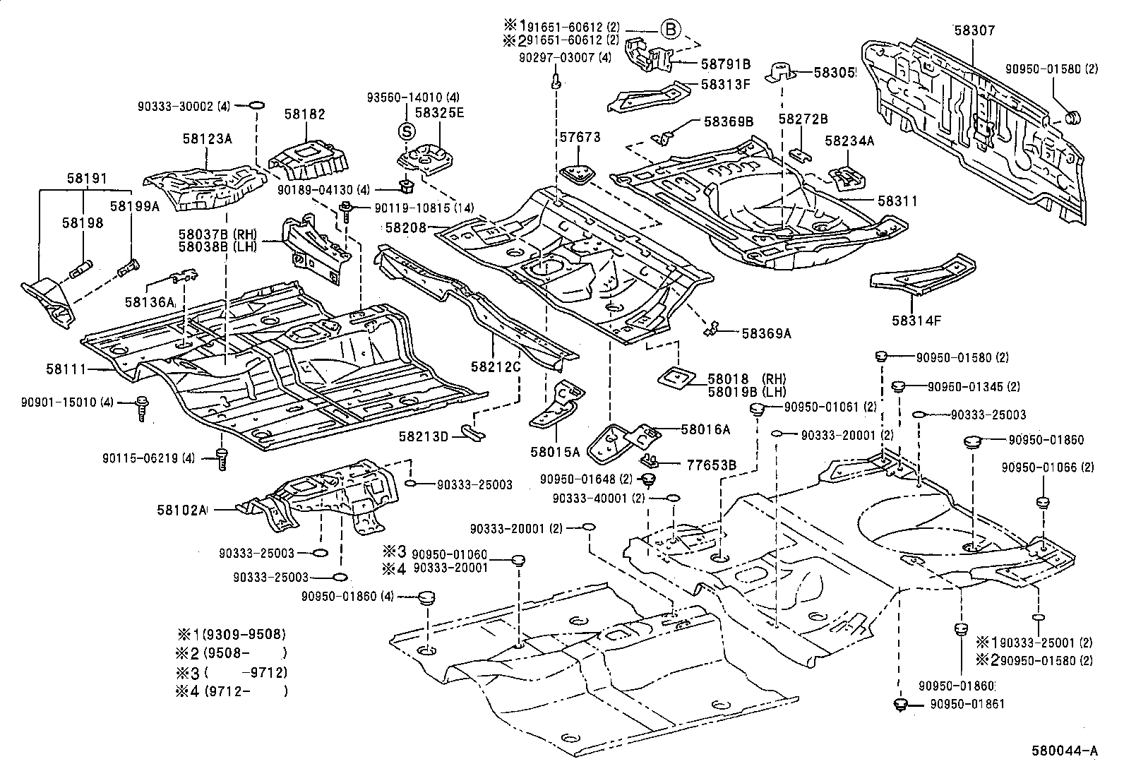 Exploded illustration 580044A