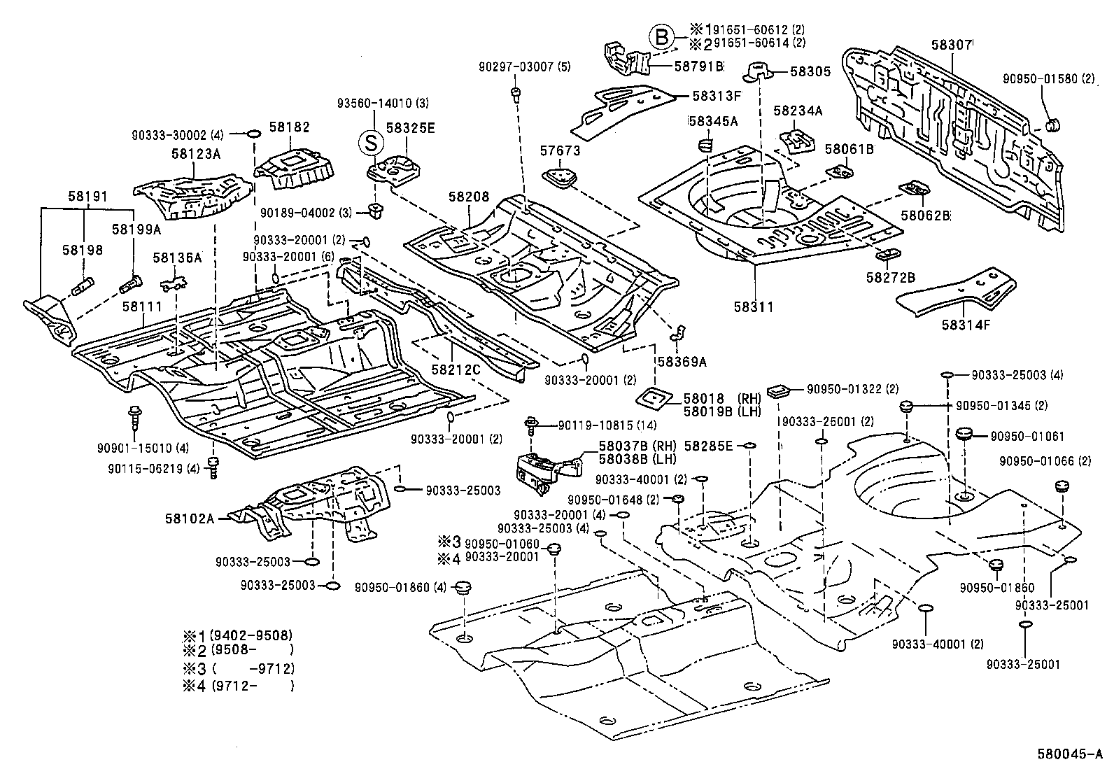 Exploded illustration 580045A