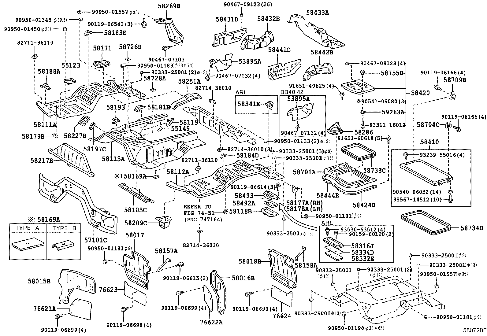 Exploded illustration 580720F