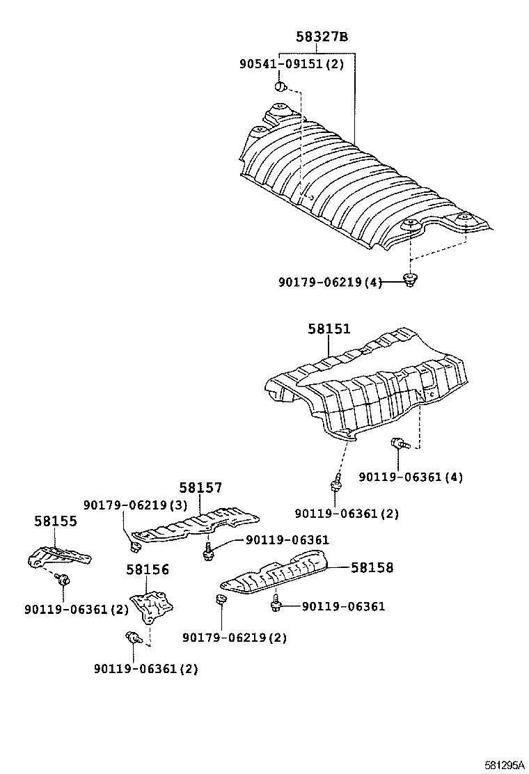 Exploded illustration 581295A