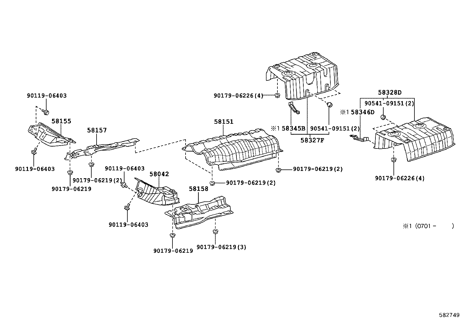 Exploded illustration 582749A