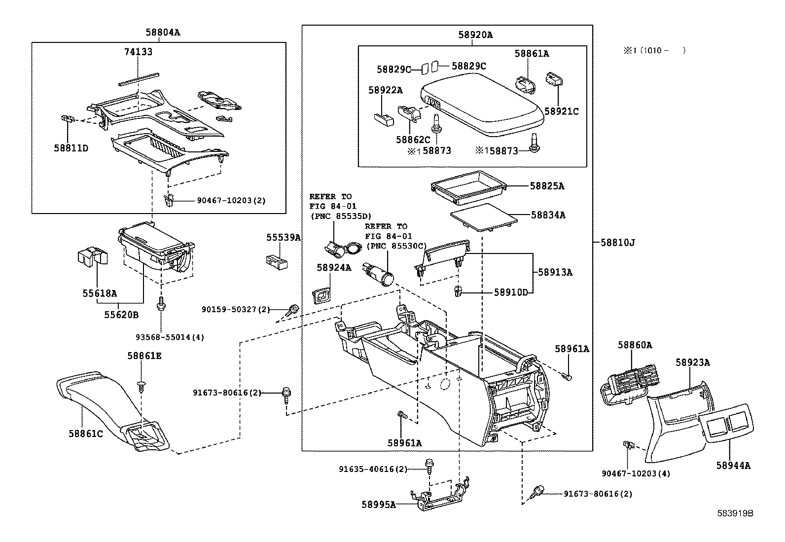 Exploded illustration 583919B
